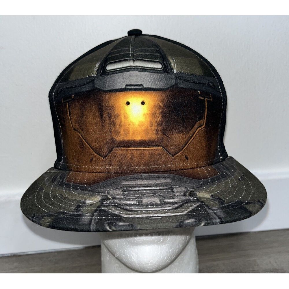 Microsoft HALO Master Chief 2016 Snapback Adult Cap Hat Green/Black